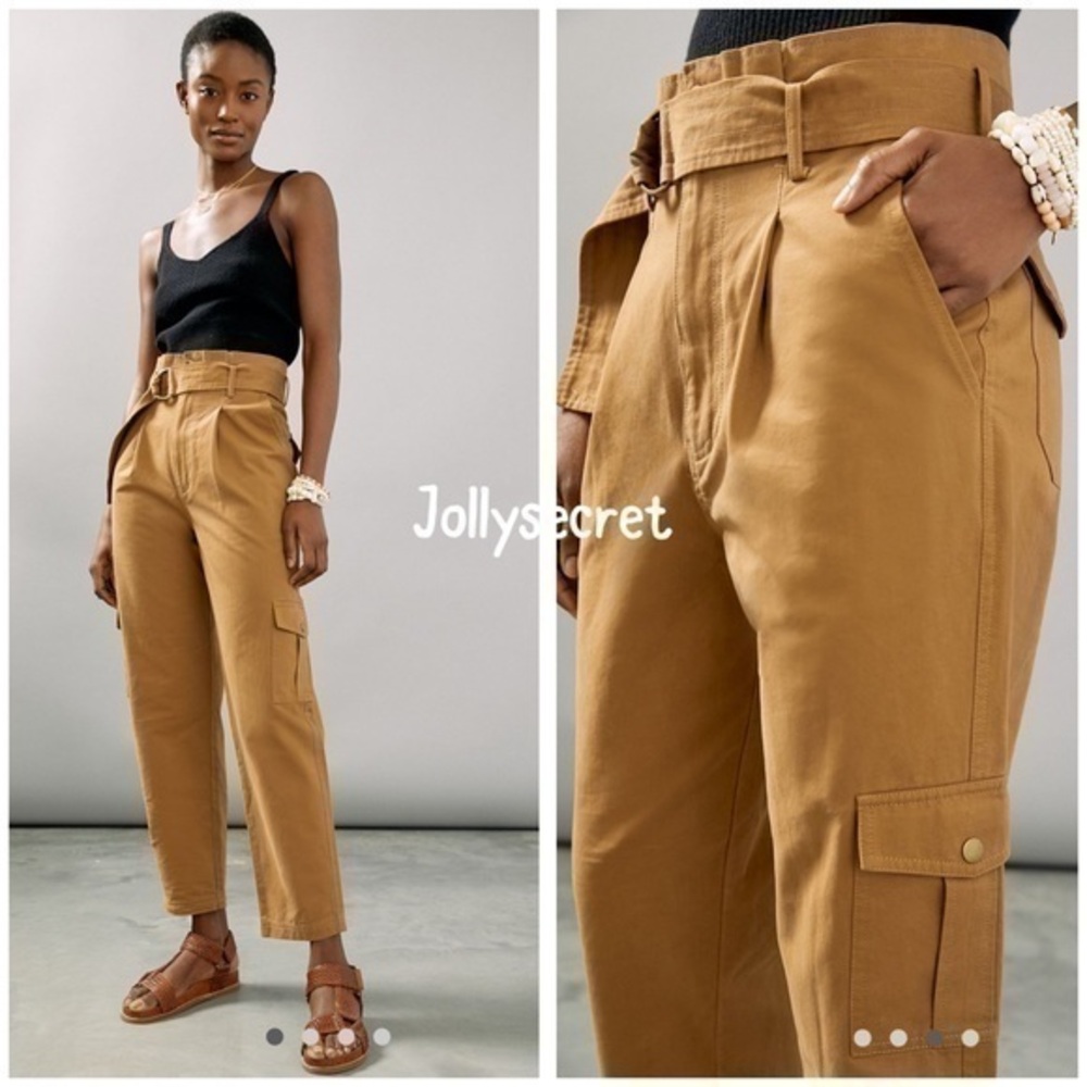 Anthropologie paper bag high waist pants size XS